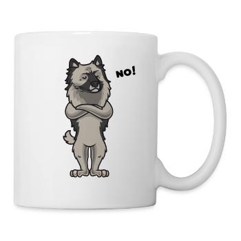 Stubborn Wolfsspitz Keeshond - Mug - white - Right
