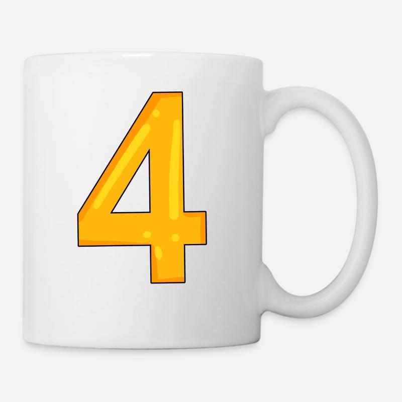 4 - Tasse - Weiß