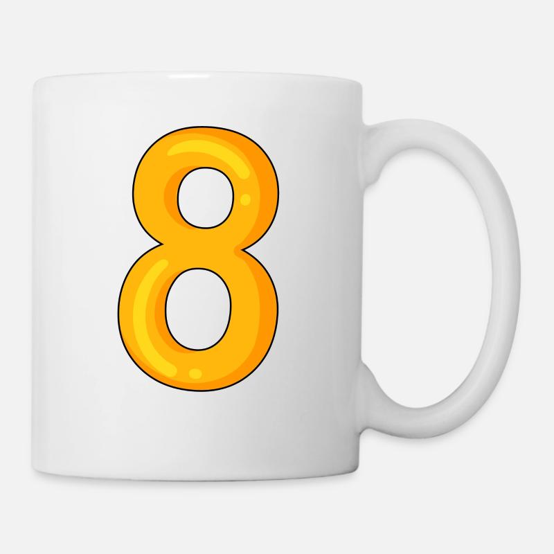 Number 8 - Number 8 - Mug - white