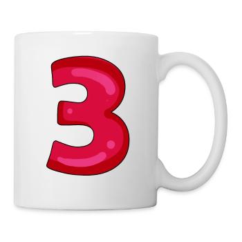 3 - Tasse - Weiß - Rechts