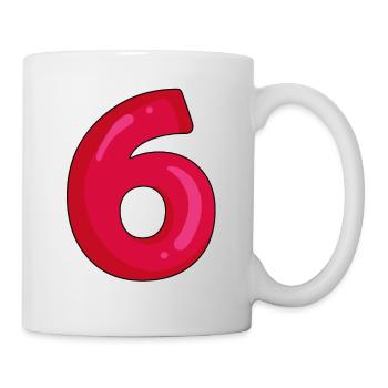 6 - Tasse - Weiß - Rechts