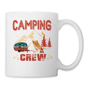 CAMPING CREW - Camp Camper Outdoor Tent - Tasse - Weiß - Rechts