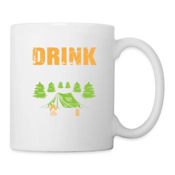 I DON ́T ALWAY DRINK WHEN I ́M CAMPING - Mug - white - Right