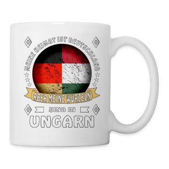 Heimat Deutschland Wurzeln - Tasse - Weiß - Rechts