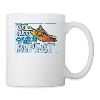 Kayak Canoe Paddling Sport Water River Gift - Mug - white - Right
