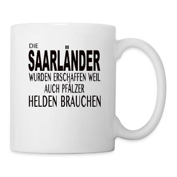 Saarländer und Pfälzer - Tasse - Weiß - Rechts