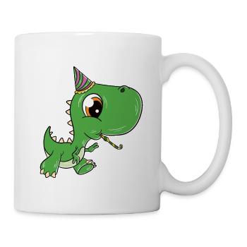 Enfant de l’école T-Rex Dino Jeune Scolarisation - Mug blanc - blanc - Droite
