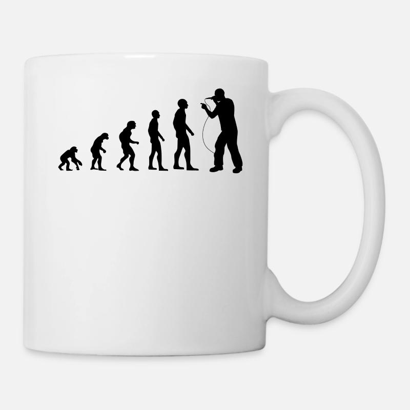 Rapper MC Hip Hop Rap Freestyle Battle Evolution - Tasse - Weiß