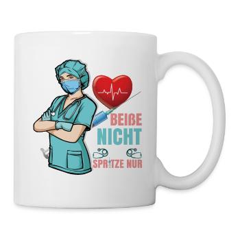 Ausbildung Medizinische Fachangestellte MFA - Tasse - Weiß - Rechts