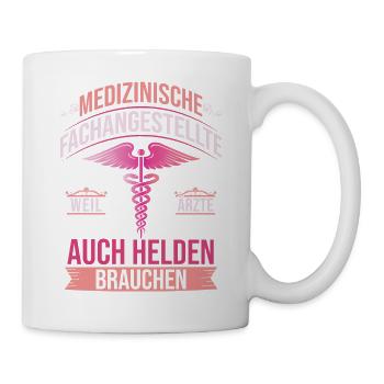 Ausbildung Medizinische Fachangestellte MFA - Tasse - Weiß - Rechts