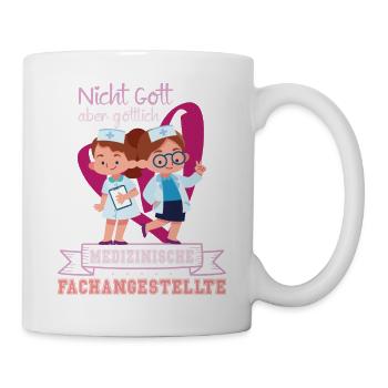 Ausbildung Medizinische Fachangestellte MFA - Tasse - Weiß - Rechts