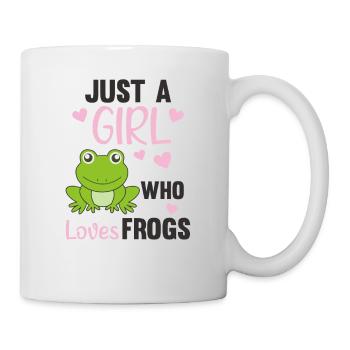 Just a girl who loves Frogs sweet frog - Mug - white - Right