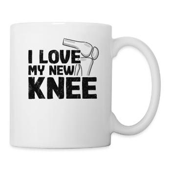 I Love My New Knee Funny Knee Surgery Replacement - Mug - white - Right