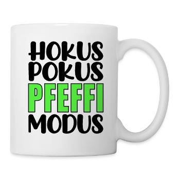 Junggesellenabschied Pfeffi Saufen Suff Vatertag - Tasse - Weiß - Rechts