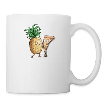 Pizza Hawaii I Ananas Pizzeria Motiv für - Tasse - Weiß - Rechts
