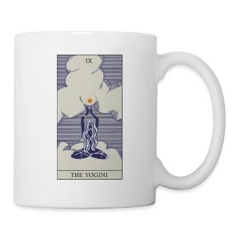 Tarot carte yoga Professeur de magie spirituelle Protection - Mug blanc - blanc - Droite