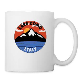 comer See | Italien | See und Berg - Tasse - Weiß - Rechts