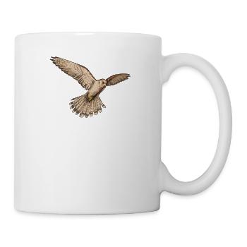 Fauconnier de la tour I de l’oiseau de proie chasse au croquant motif pour fauconnier - Mug blanc - blanc - Droite