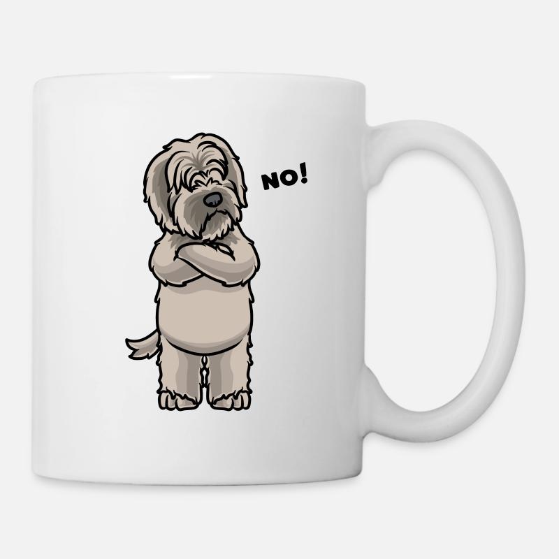 Chien de berger catalan têtu - Mug blanc - blanc
