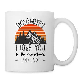 Dolomites Alpes Montagnes - Mug blanc - blanc - Droite