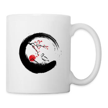 Bonsai Tree Zen Enso Circle Circle - Mug - white - Right
