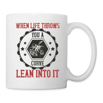 Rockers et bikers designs à la rencontre des motards - Mug blanc - blanc - Droite