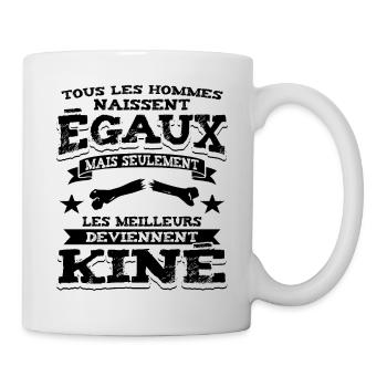Kinésithérapeute Humour Kinésithérapie Kiné - Mug blanc - blanc - Droite