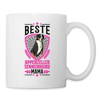 Beste Appenzeller Sennenhund Mama Schweizer Hund - Tasse - Weiß - Rechts
