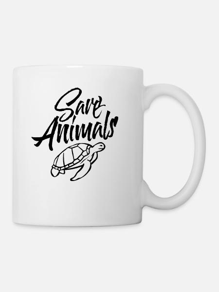 Animaux Sauvez la protection des animaux Refuge - Mug blanc - blanc