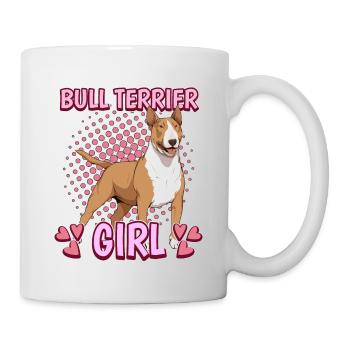 Bullterrier Bull Terrier Girl - Mug blanc - blanc - Droite