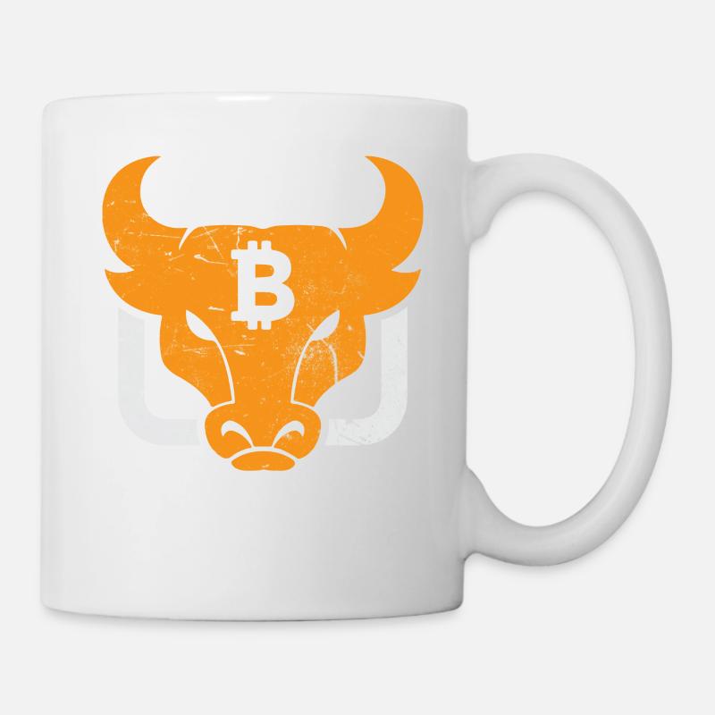 Bitcoin Bull - Mug blanc - blanc