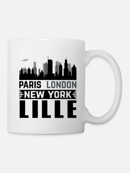 lille Paris London New-York - Mug - white