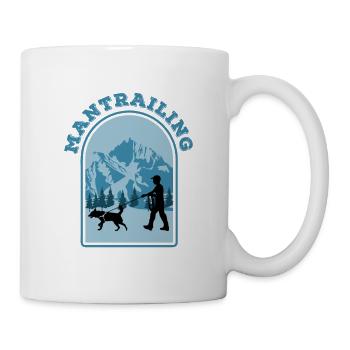 Mantrailing Mountains by the Manzanita - Mug blanc - blanc - Droite