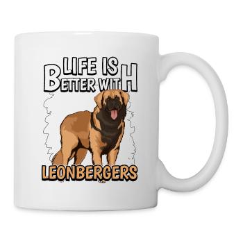 Leonberger Life Is Better With Leonbergers - Mug - white - Right