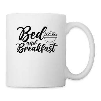 Bed And Breakfast Unterkunft Hostel Verpflegung - Tasse - Weiß - Rechts