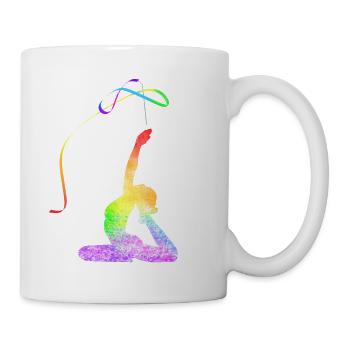 Rhythmic Sports Gymnastics Band RSG Gift Idea - Mug - white - Right