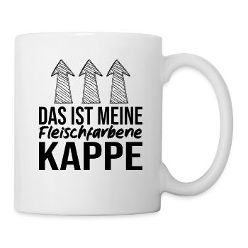 Glatze Glatzkopf Glatzenträger Geschenk - Tasse - Weiß - Rechts