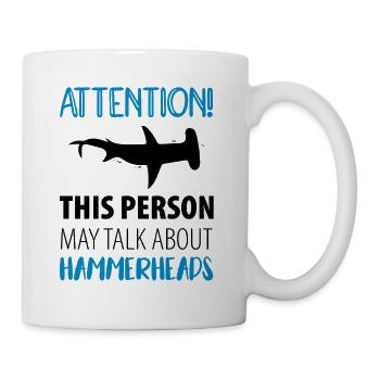Shark Hammerhead Shark Hammerhead Sharks - Mug - white - Right