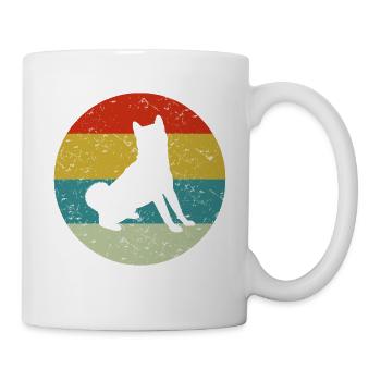 shiba inu vintage - Mug - white - Right