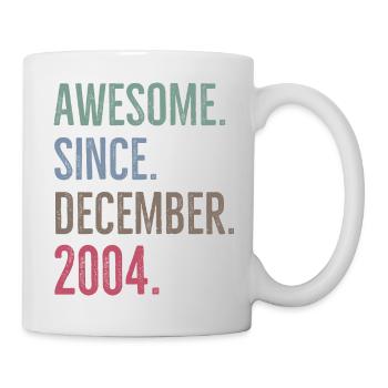 Génial depuis décembre 2004 - Mug blanc - blanc - Droite