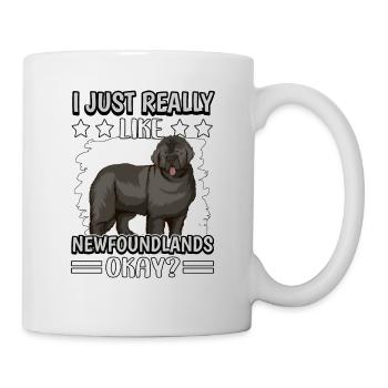Newfoundlanders I Just Really Like Newfoundlands - Mug - white - Right