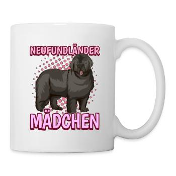 Neufundländer Mädchen - Tasse - Weiß - Rechts
