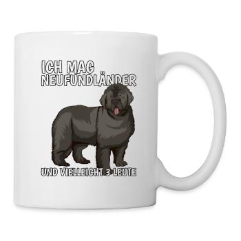 Neufundländer Ich mag Neufundländer - Tasse - Weiß - Rechts