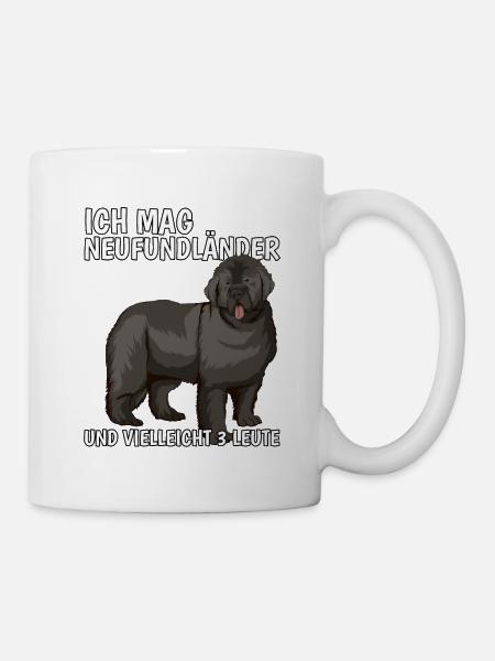 Neufundländer Ich mag Neufundländer - Tasse - Weiß
