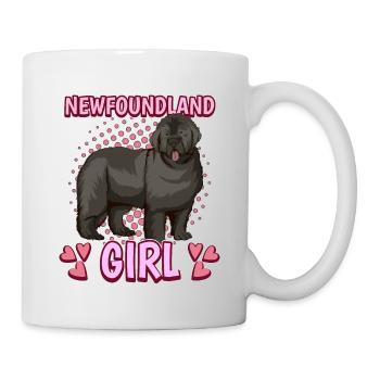 Neufundländer Newfoundland Girl - Mug - white - Right