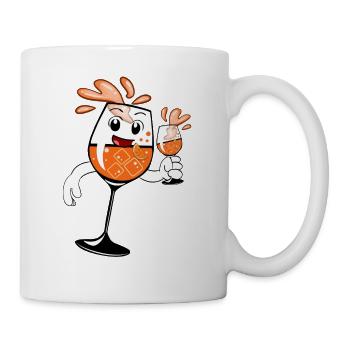 Sommer Party Italien Urlaub Alkohol T-Shirt Design - Tasse - Weiß - Rechts