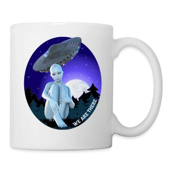 Alien, nous y sommes - Mug blanc - blanc - Droite