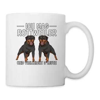 Rottweiler Ich mag Rottweiler - Tasse - Weiß - Rechts