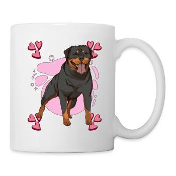 Rottweiler Heart Design - Mug - white - Right