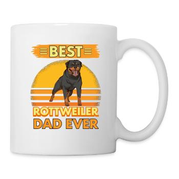 Rottweiler Best Rottweiler Dad Ever - Tasse - Weiß - Rechts